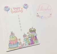 Happy birthday bow display cards (pack of 10)