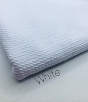 #20 White Plain Bullet Fabric