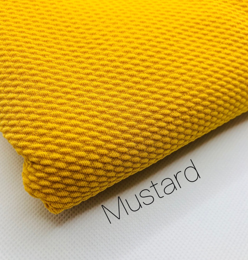 #3 Mustard Yellow Plain Bullet Fabric 