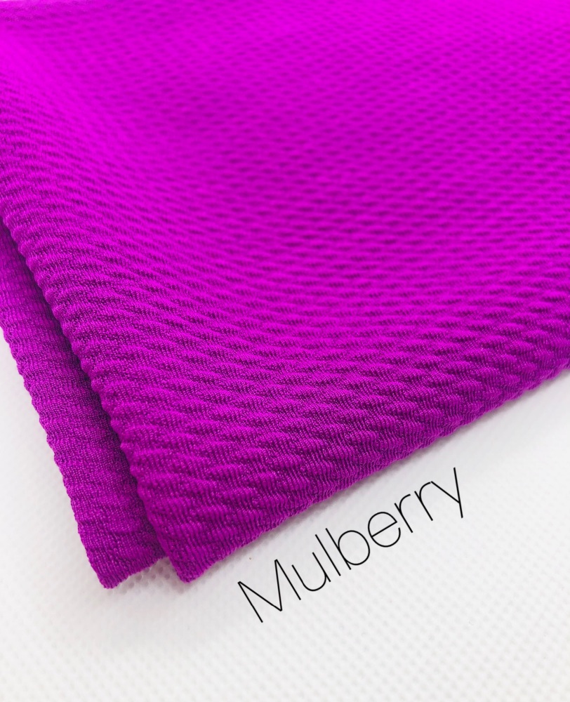#44 Mulberry Purple Plain Bullet Fabric 