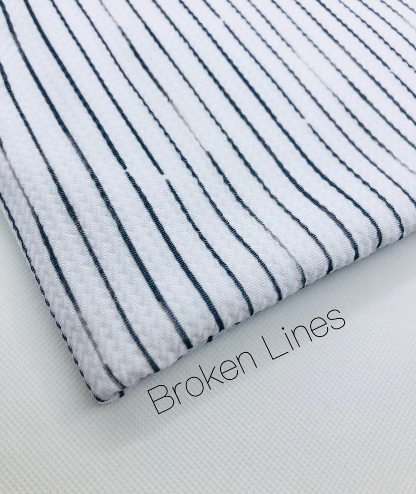 Broken Lines Bullet Fabric