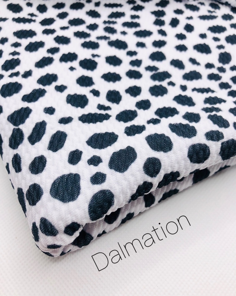 Dalmatian print Patterned Bullet Fabric