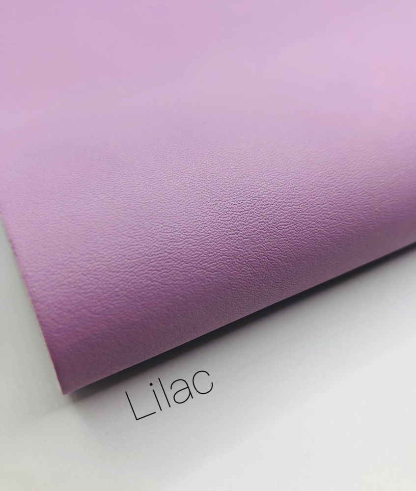 Smooth Plain lilac synthetic leathers