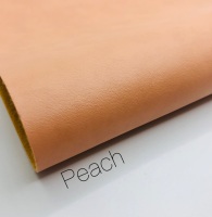 Smooth Plain peach synthetic leather