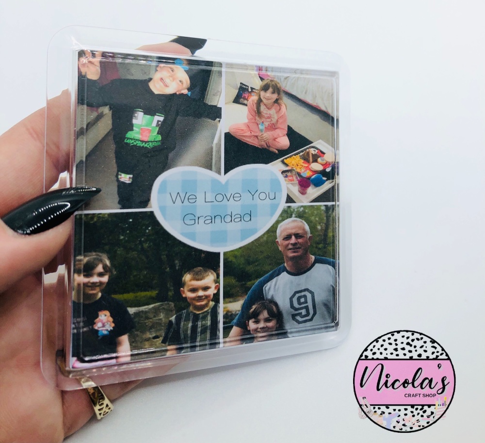 Father's Day Photo Coaster (Personalised To You)