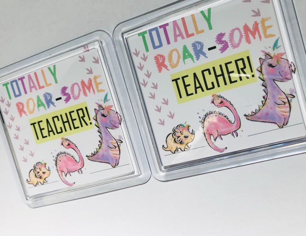 Totally Roar-Some Teacher Coaster / Place mat