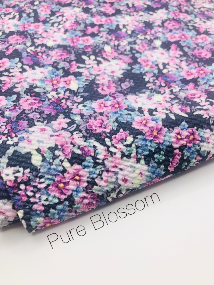 Pure Blossom Printed Bullet Fabric