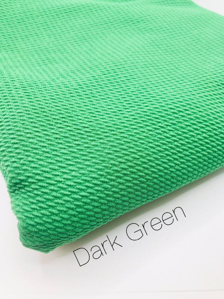 #52 Dark Green Plain Bullet Fabric