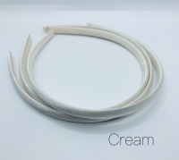 Cream Satin Headband