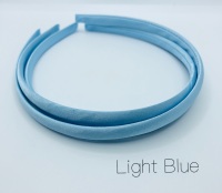 Light Blue Satin Headband