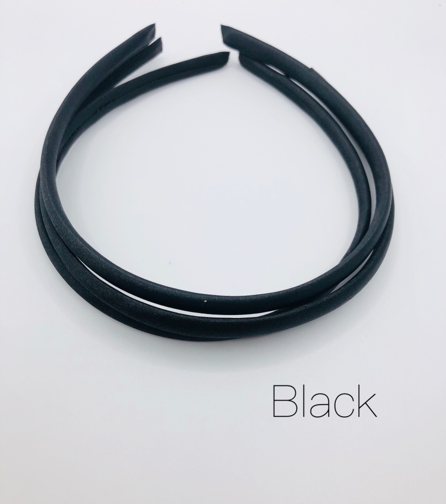 Black Satin Headband
