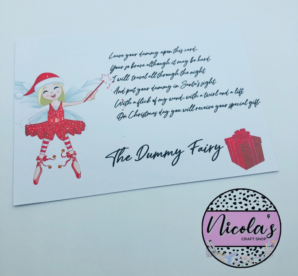 Christmas dummy fairy printed Bow display cards 