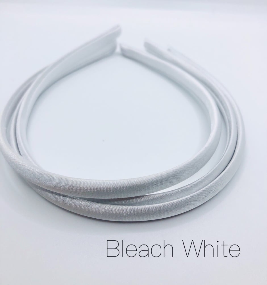 Bleach White Satin Headband
