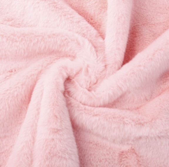 Luxury Light Pink - Fabric Fur