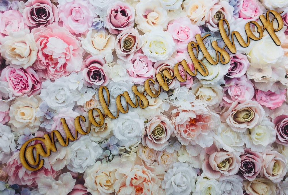 A4 - ALL PINK ROSE FLORAL PHOTO BACKDROP