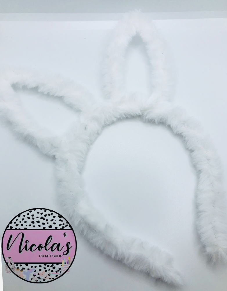 WHITE -- LIMITED EDITION EASTER BUNNY HEADBAND