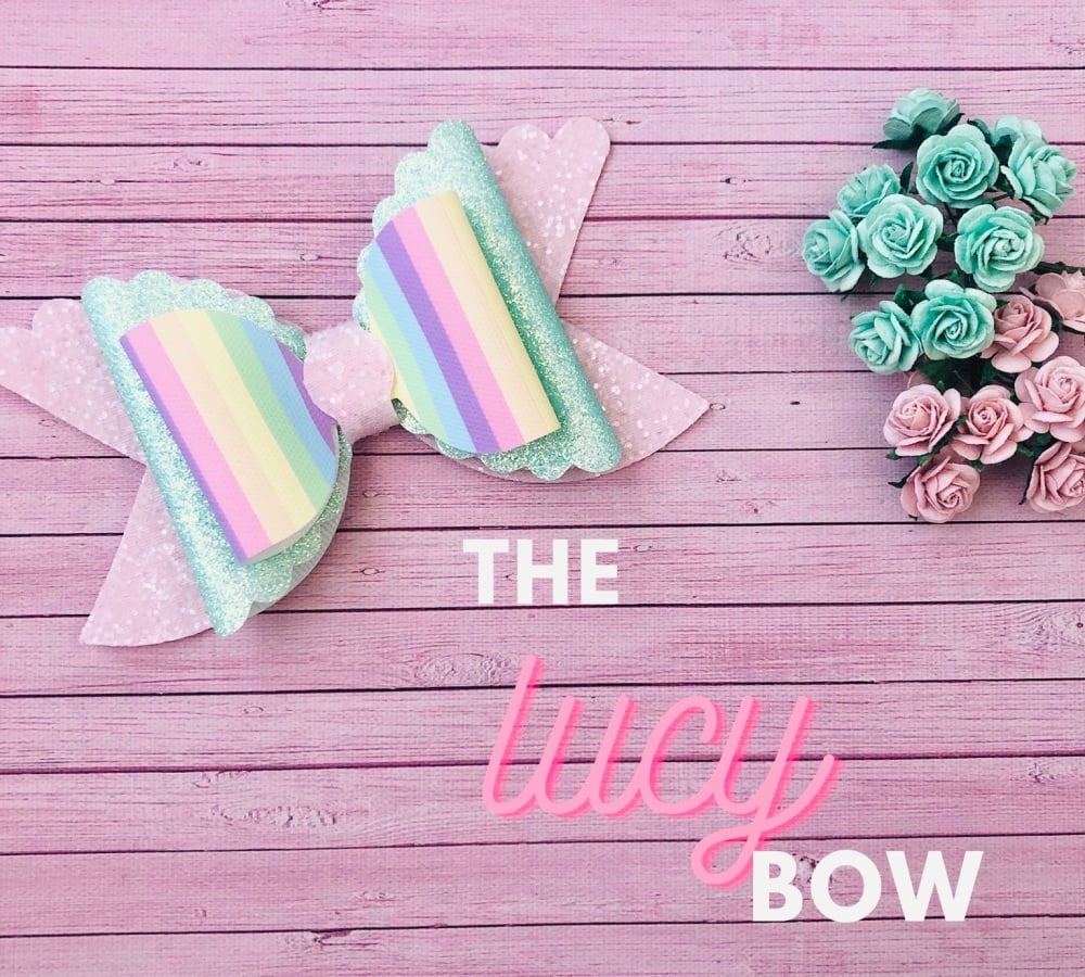 The Lucy Bow Plastic Template 5"