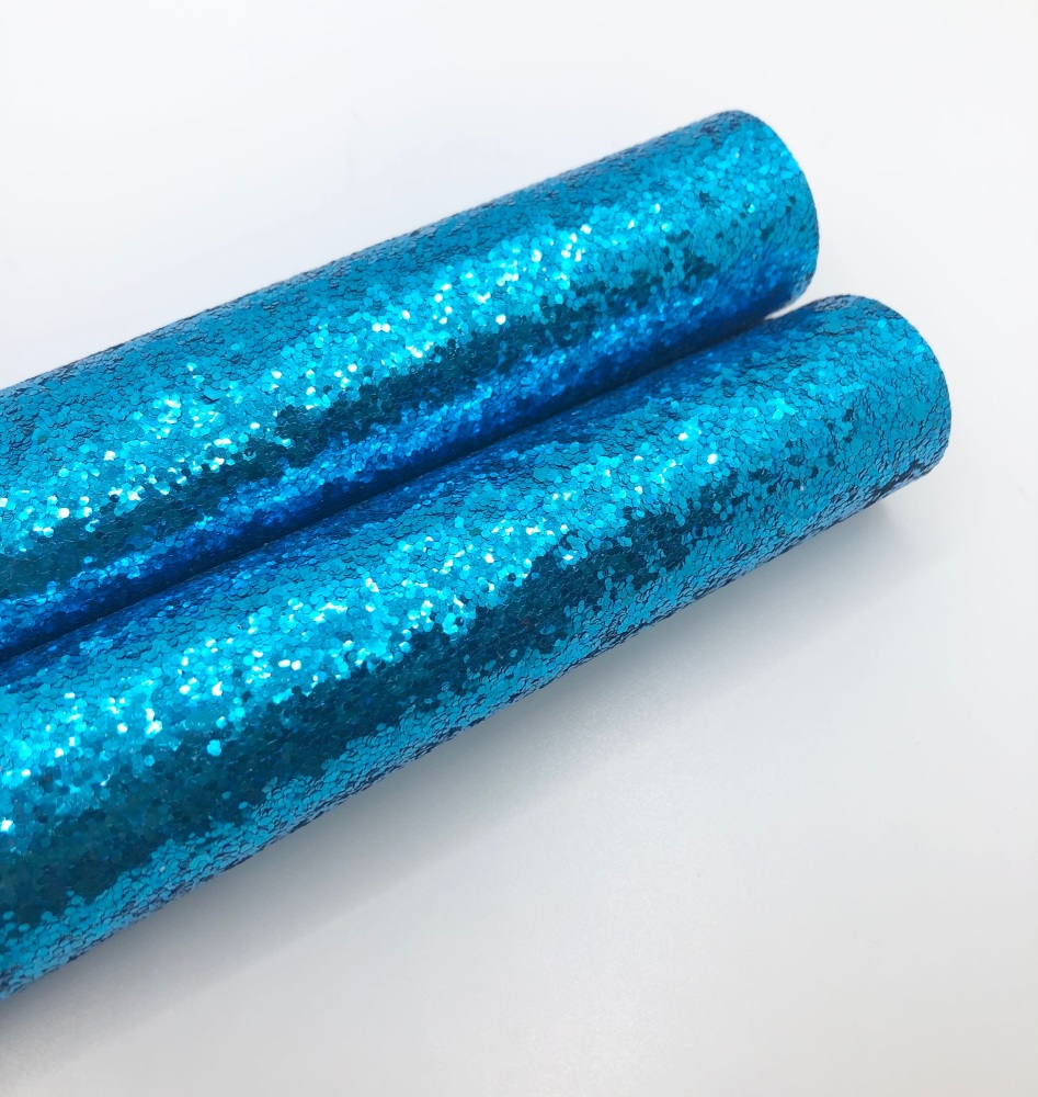 sky blue glitter chunky glitter a4