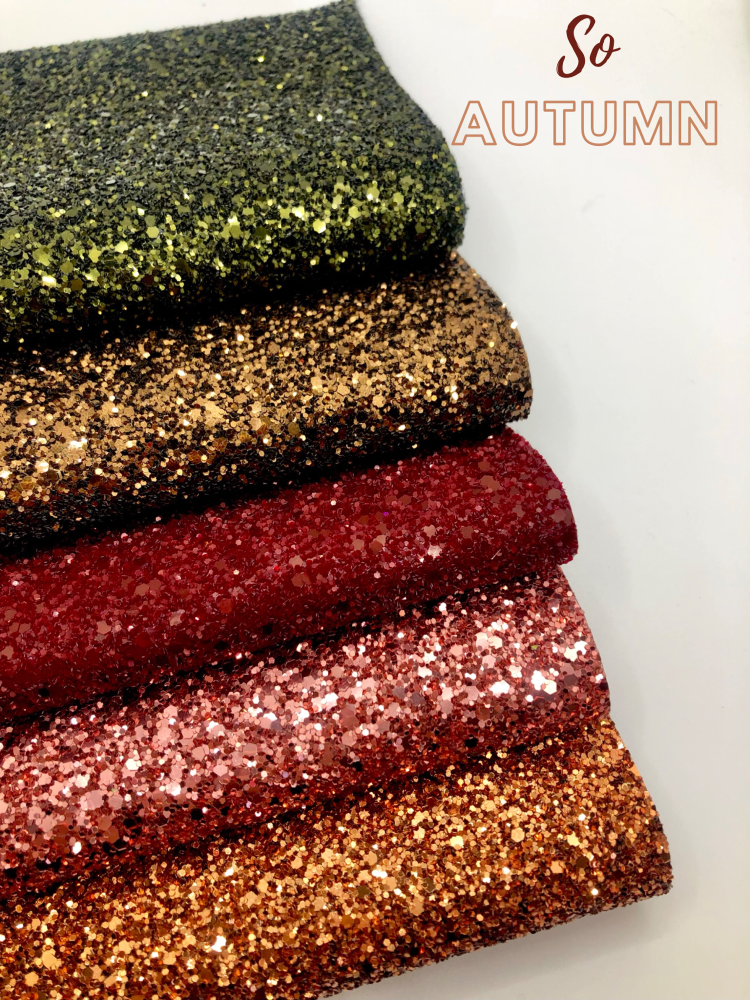 So Autumn A5 Luxury chunky glitter bundle