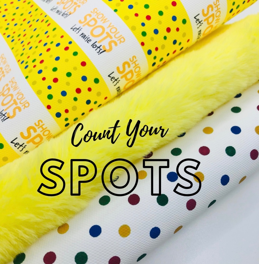 Fur Count your spots lets raise lots Printed fabric Bundle