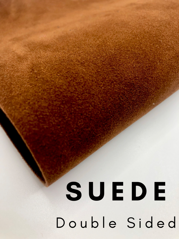 SUEDE - Double Sided Dark Brown