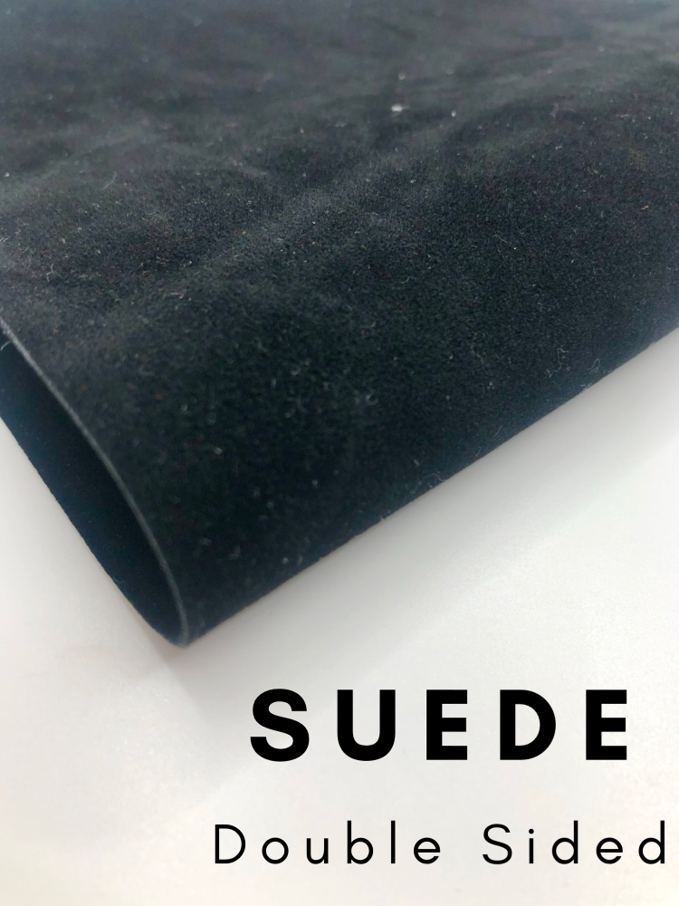 SUEDE - Double Sided Black