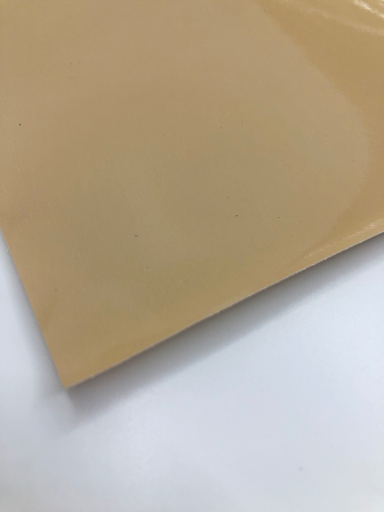 Beige Patent Leather Fabric