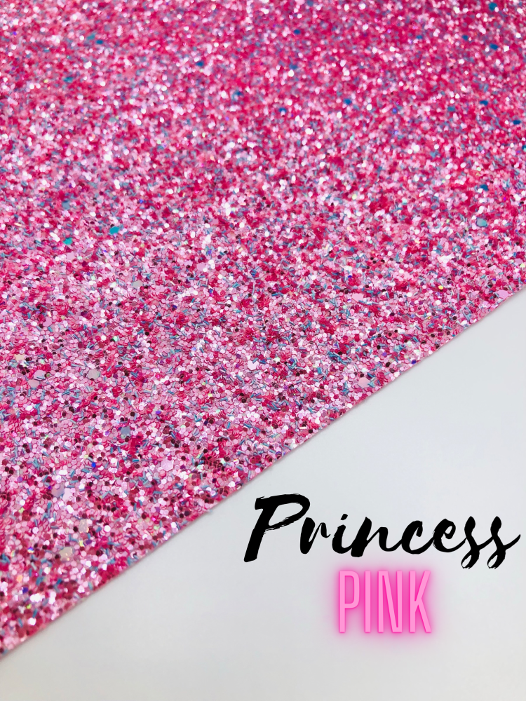 Pink Chunky Glitter Paper Glasses | Paper Source