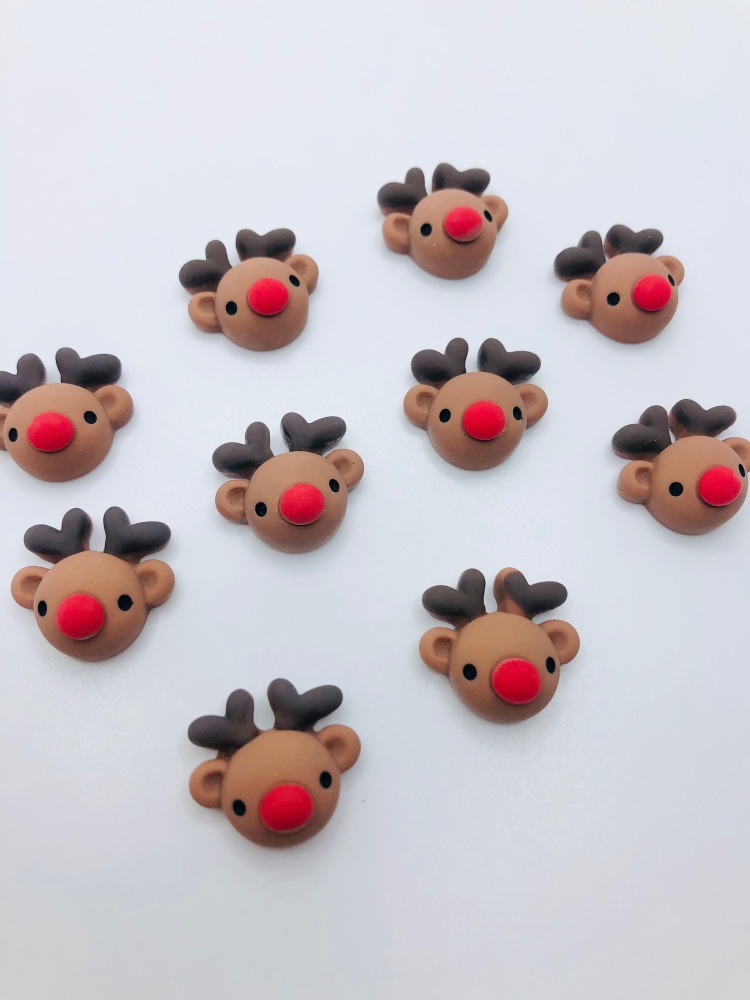 Christmas Reindeer Flatback embellishment