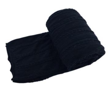 Black - Stretched Nylon Strips