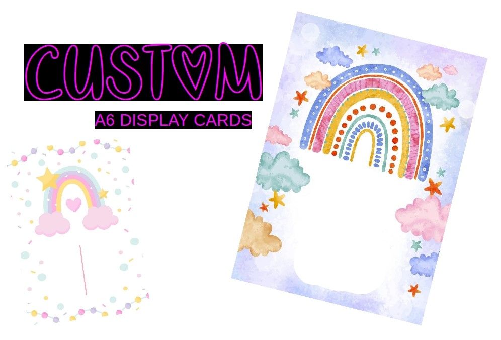 Custom Printed Bow Cards