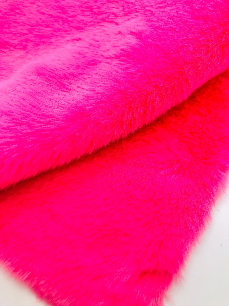 Luxury Barbie Pink fur fabric