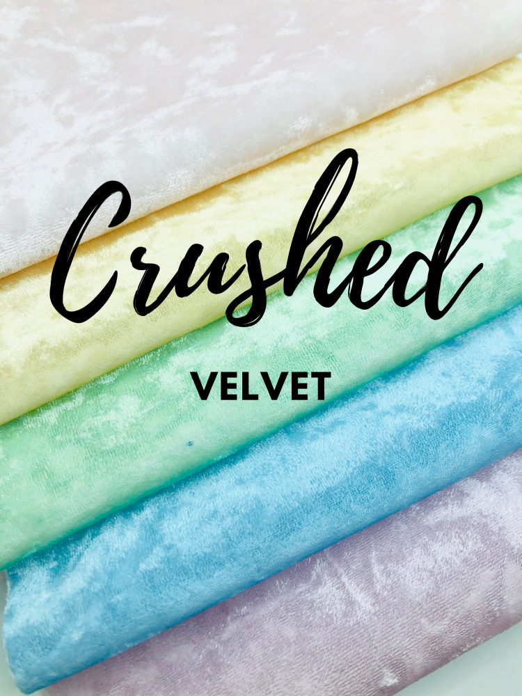 Crushed velvet Spring Pastel Velvet Tenner Tuesday