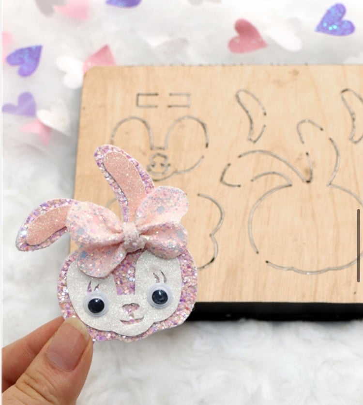Cute Bunny  -  Easter wooden cutting die