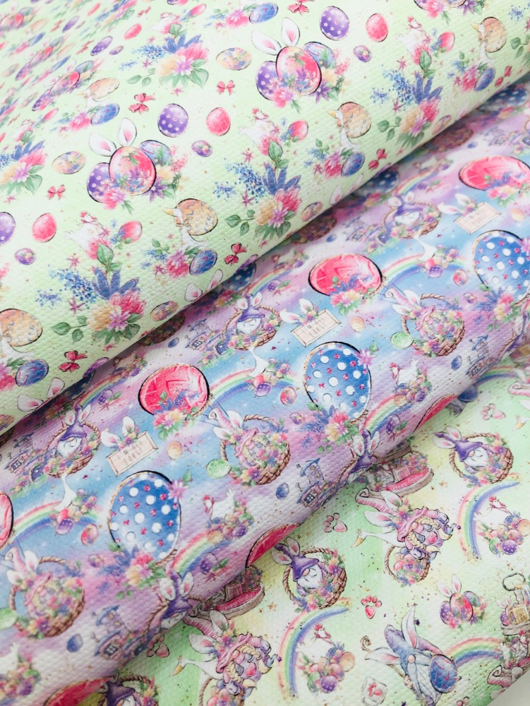 MIXED Easter Im All ears gnome Print Fabric Fiver Friday Bundle