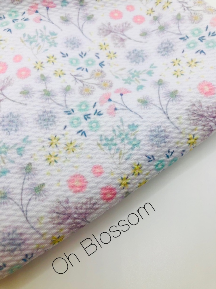 Oh Blossom Printed Bullet Fabric