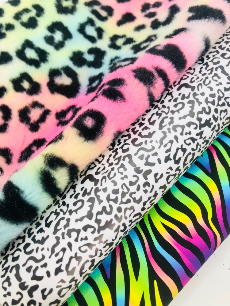 Neon fur animal print fiver friday bundle