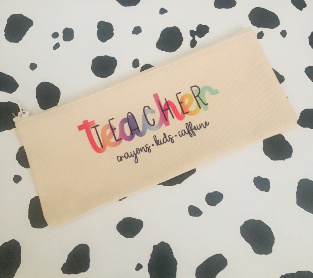 Teacher gift pencil case