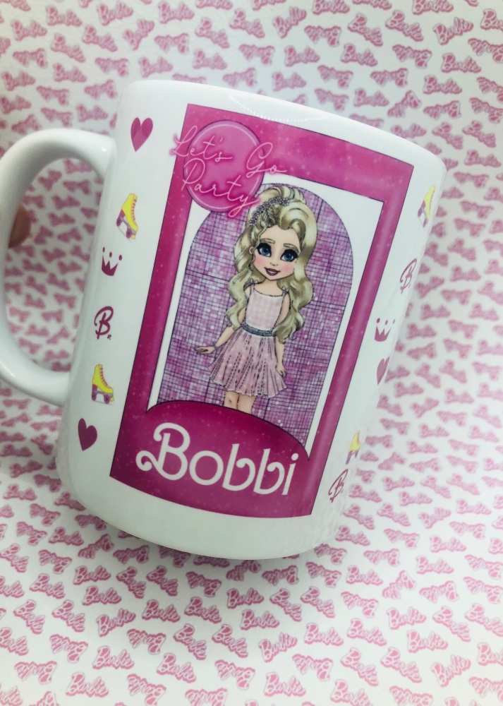 Inspired barbie printed 11oz Mug personalised
