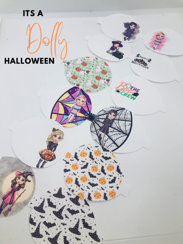 Its a dolly halloween Pre cut bow loop fiver friday bundle