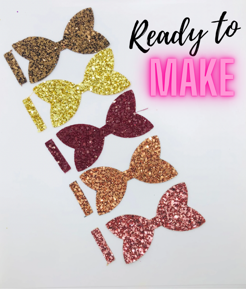 X5 AUTUMN COLOURED PRE CUT LUXURY GLITTER TAILS