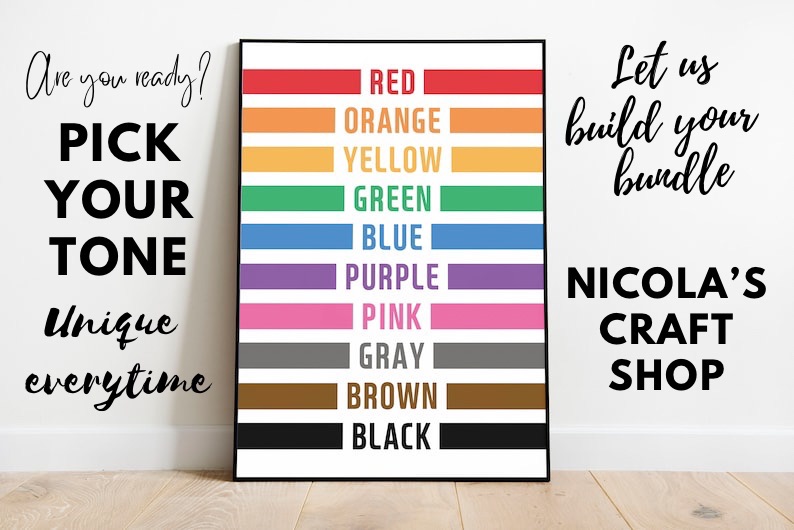 Let us choose colour palette fiver friday bundle