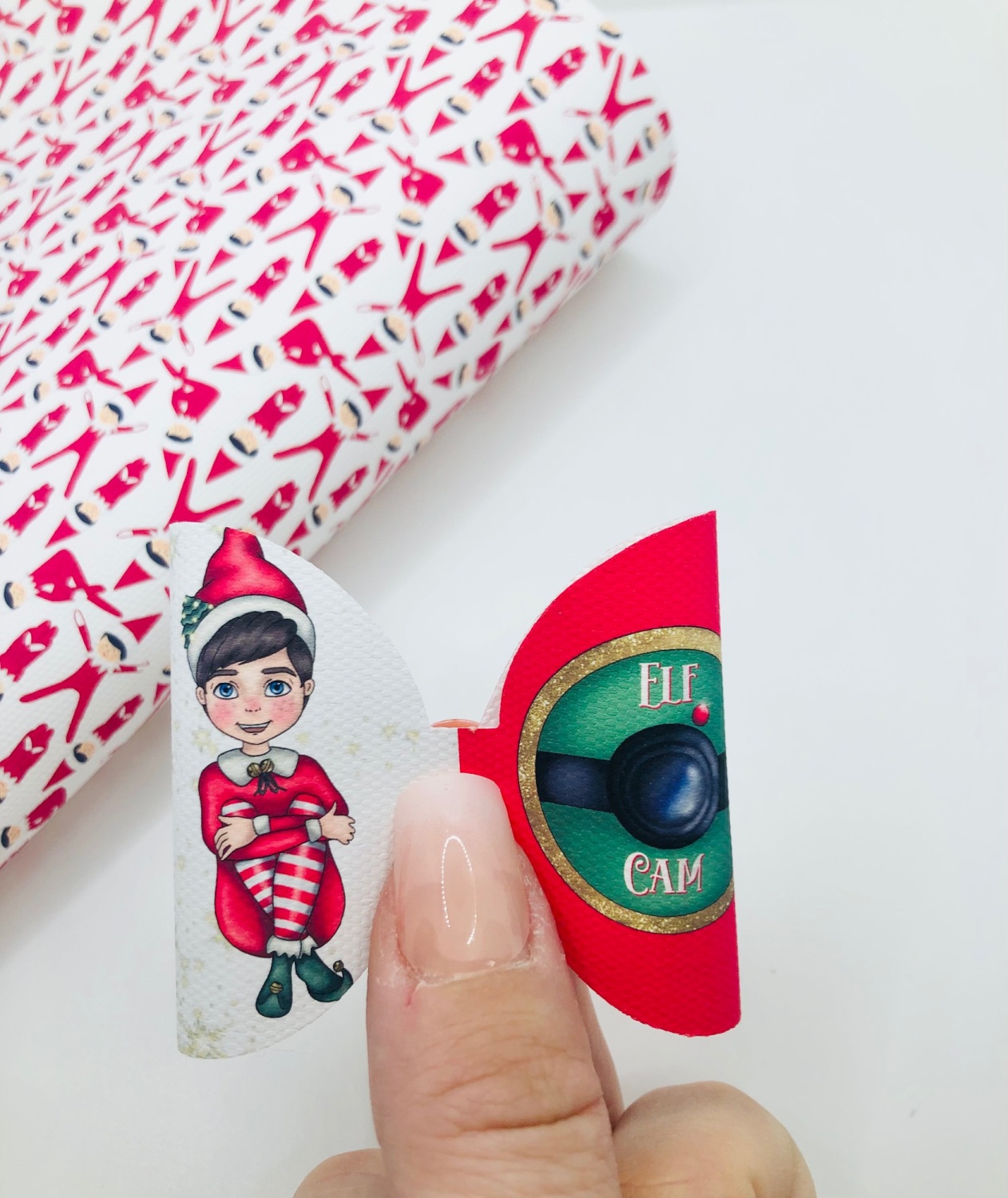 bpy elf elf cam monitoring elf on a shelf im back pre cut bow loop