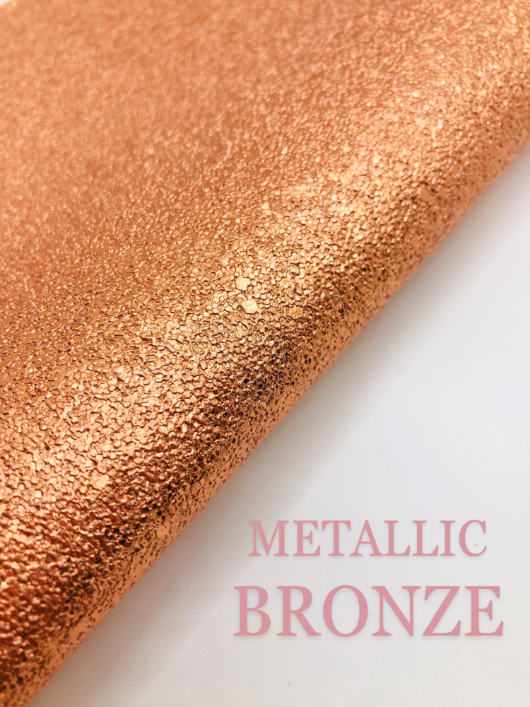 Metallic bronze fabric sheet