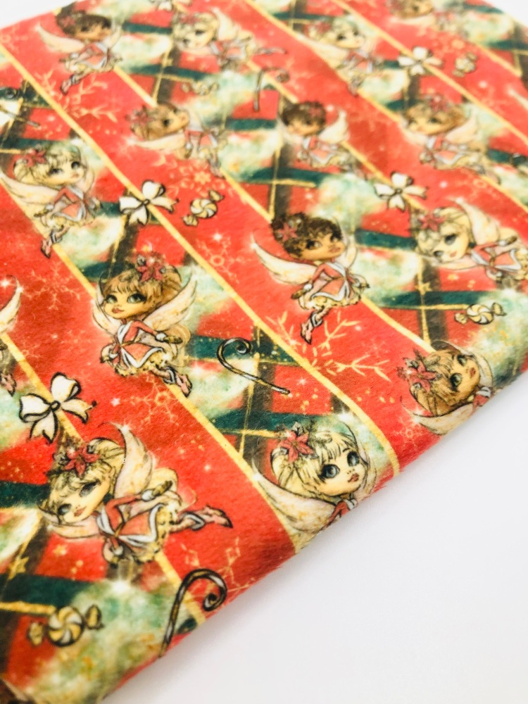 Fairy printed Velvet Fabric