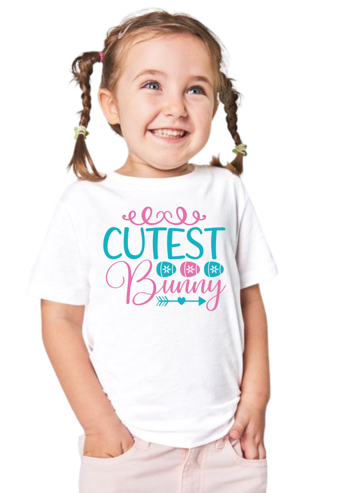 Cutest Bunny easter printed sublimation transfer