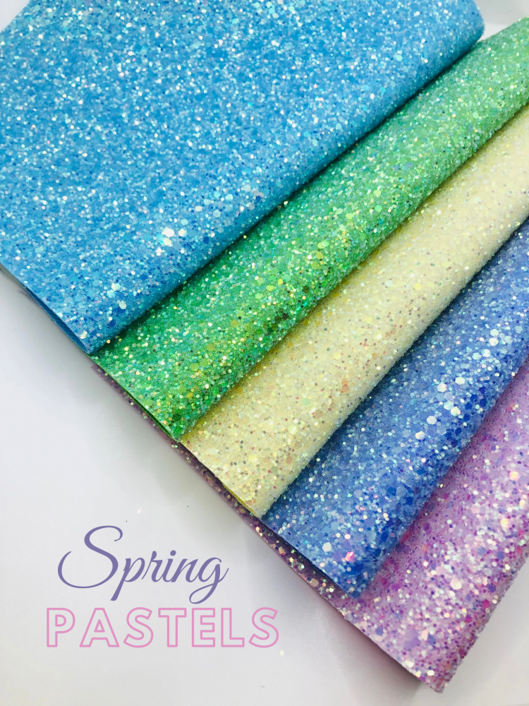 Spring Pastel theme - Luxury chunky glitter bundle
