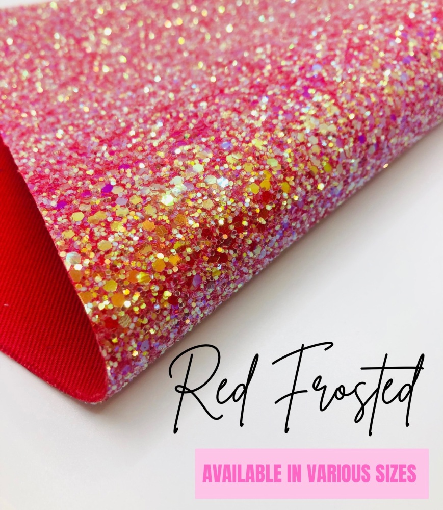 LUXURY - Red Frosted Chunky Glitter