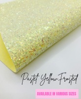 LUXURY - Pastel Yellow Frosted Chunky Glitter