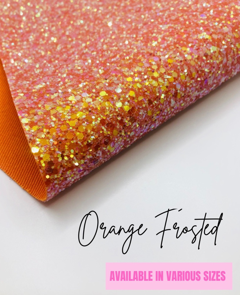 LUXURY - Orange Frosted Chunky Glitter